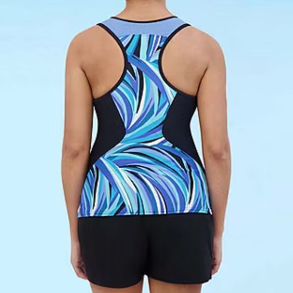 ZeroXposur Tankini Swimsuit Top and Bottom Size XXLarge NWT - Picture 2 of 16